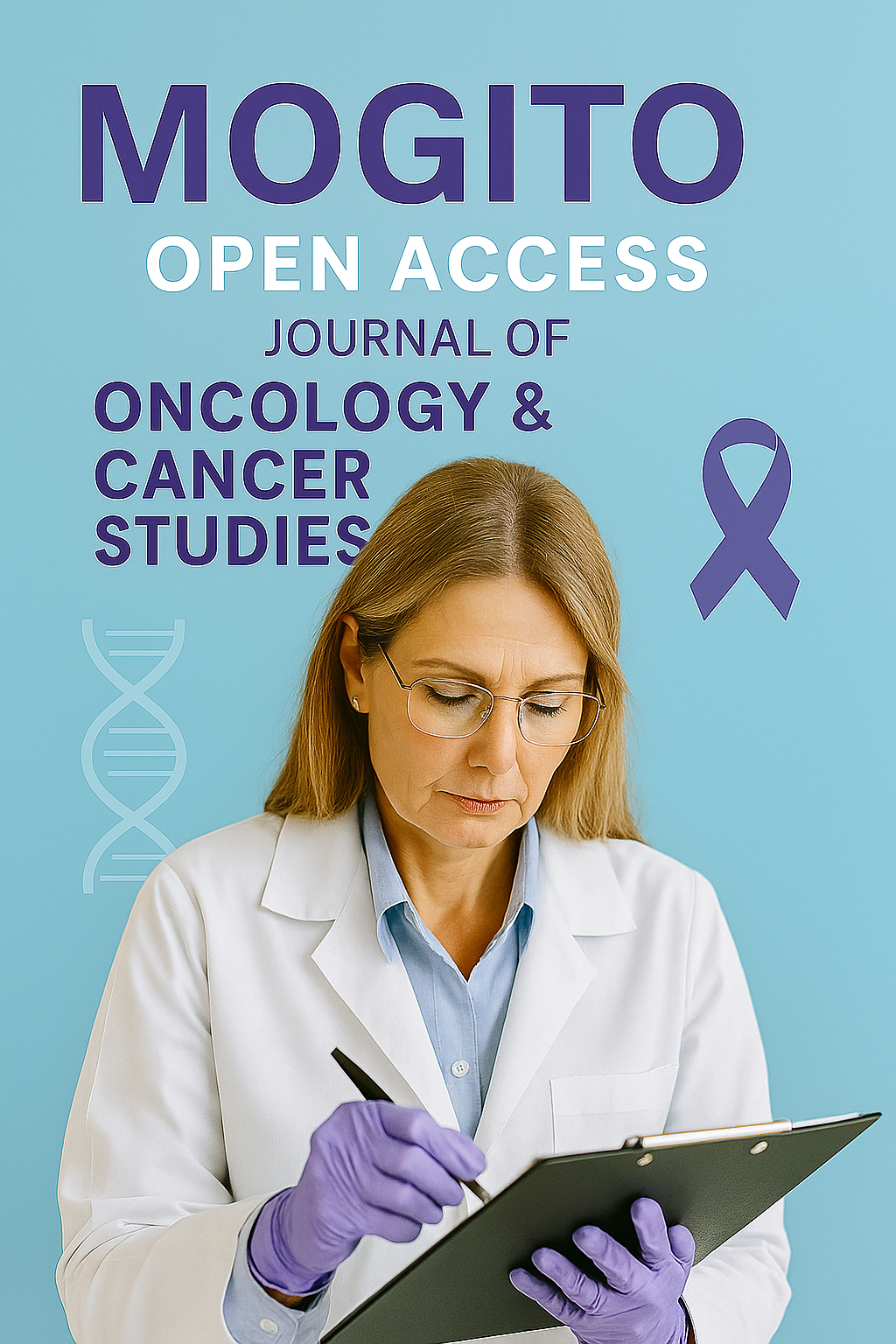 oncologist at work in cancer research